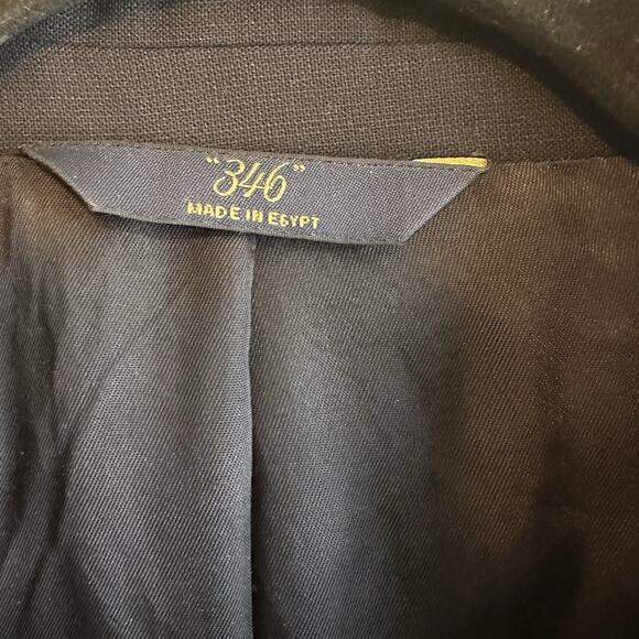 346 Brooks Brothers Mens‎ Two Button Blazer Jacket Navy Wool Size 41L Career - Picture 4 of 8